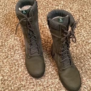 Women’s Kamik Boots, Taupe Green, Size 8